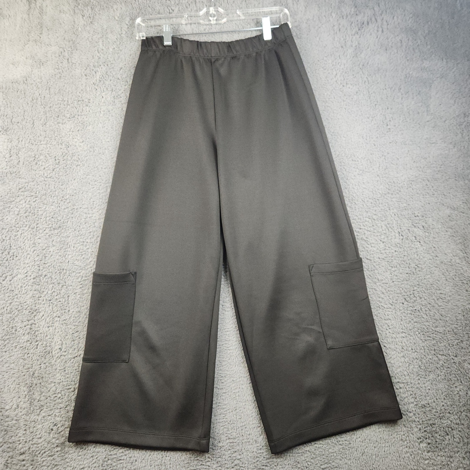 Chalet Et Ceci Pants Womens Medium High Rise Wide Leg Natalie Crop Butter Soft